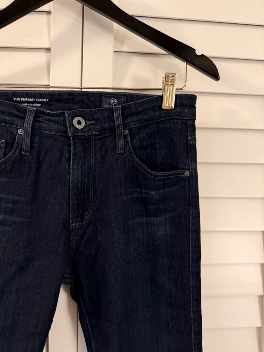 AG Adriano Goldschmied The Farrah Skinny High Rise Skinny in Brooke Wash Sz 26 - Picture 6 of 12